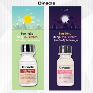 Dung dịch chấm mụn viêm, mụn bọc Ciracle Red Spot Pink Powder 16ml nhập khẩu chính hãng - Nhung Cosmetics