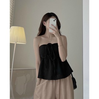 Áo Kiểu Cúp Ngực Có Dây Cột Vải Tổ Ong Xinh Xắn Shop Tiến Linh