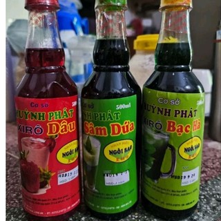Siro sâm dứa Huỳnh Phát chai 500ml ( Hương vị tuổi thơ)