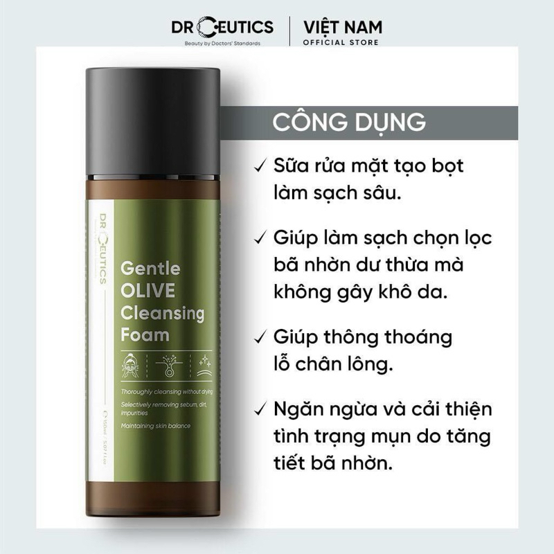 Sữa rửa mặt Dr.Ceutics 150ml