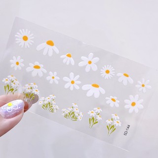 sticker dán móng hình hoa hót