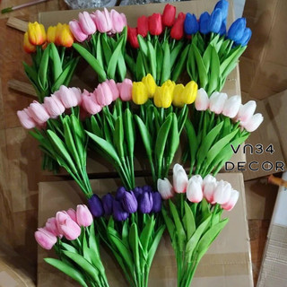 Hoa Tulip trang trí Decor, Hoa Tulip trang trí bánh sinh nhật