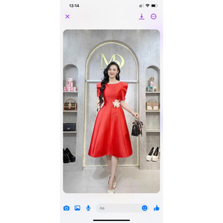 ĐẦM TAPPA DÁNG  XOÈ CQ12