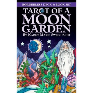 Bộ Bài Tarot of a Moon Garden Borderless Deck and Bookset - Bài Gốc Authentic Chính Hãng 100%