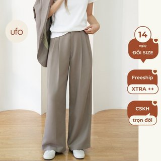 Quần suông ống rộng chiết li trendy Boston Pants - by ufo.thebasic