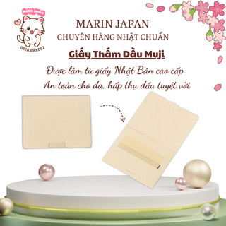 (Chuẩn Bill Nhật) Giấy Thấm Dầu Muji Cosmetic Paper Nội Địa Nhật Bản