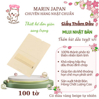 Giấy Thấm Dầu Muji Cosmetic Paper Nhật Bản