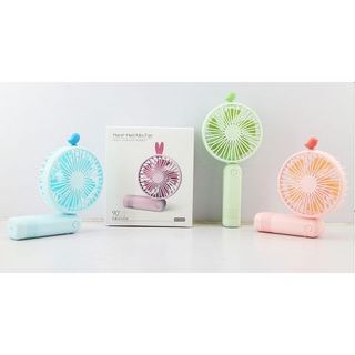 Quạt mini fan cầm tay có đèn led, sạc usb, tốc độ gió mạnh
