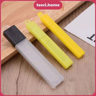 Hộp 10 lưỡi dao thay thế dao rọc giấy lưỡi lớn teeci u206