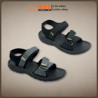 Giày sandal nam hiệu Rova siêu bền quai ngang đế cao su quai dù đi làm đi học mã RV873