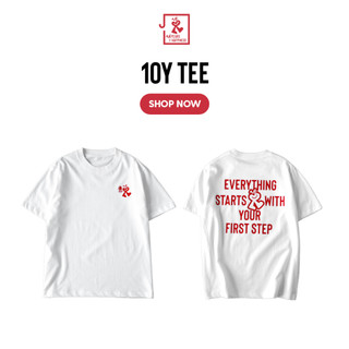 Jamlos 10Y Tee - Áo thun cotton in chữ kỉ niệm 10 năm