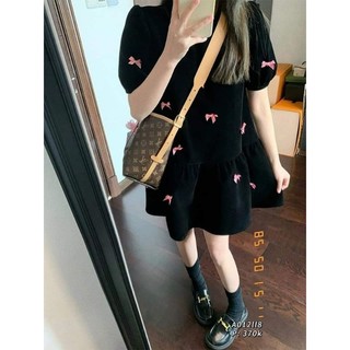 (Order 15-24 ngày) Đầm Babydoll Nơ Bigsize