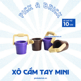 Lẻ XÔ NƯỚC cầm tay - Đồ chơi lắp ráp xếp hình PAB phụ kiện gạch MOC phụ kiện MOC minifigure dụng cụ gia đình