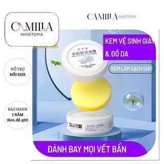 CAMILLA - Kem Đánh Giày Sáp Tẩy Trắng Giày WHITESHOE Giúp Tẩy Trắng Giày Vệ Sinh Giày Đồ Da Đa Năng