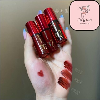   đơn từ 2 son tặng kèm  gương  Son thỏ đỏ CAPPUVINI siêu lì lâu trôi 