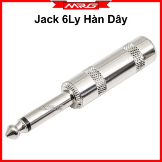 Jack 6 Ly Mono xi inox, giá 1 chiếc, dùng hàn dây tín hiệu âm thanh. J-6