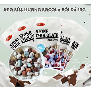 Lốc 30 gói kẹo sữa hương socola hình sỏi đá