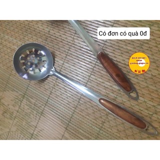 Muôi thủng nấu ăn inox cao cấp .