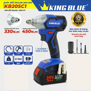 Máy siết bulong kingblue 2in1 kb20sc1