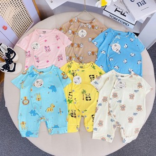 Body cộc, Body đùi sơ sinh in kín hình chất thun lạnh Minky Mom hàng loại 1 size 3-10kg