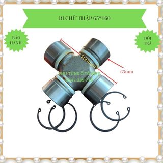 Bi Chữ Thập xe tải Dongfeng 375, Howo, Kích thước pi 65*160, 65x160, phanh (phe) trong