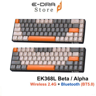 Bàn phím cơ E-DRA EK368L Beta / Alpha - Wireless 2.4G + Bluetooth 5.0 (Switch: Blue / Red / Brown)