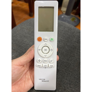 Remote điều khiển điều hoà MEDIA INVERTER 1 và 2 chiều loại dài đời mới ( có phím eco và clean) -Bh 3 tháng lỗi đổi mới