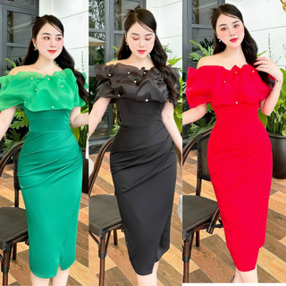 Đầm váy dự tiệc Đám cưới dạ hội sang trọng cao cấp loại 1 cho nữ size M,L,XL,XXL
