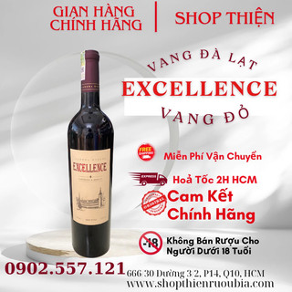 Vang đà lạt excellence đỏ 12 750ml