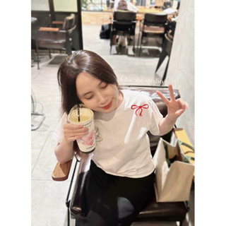 Áo thun nơ tay ngắn