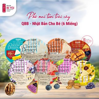 NHẬT BẢN Phô mai tươi trái cây QBB Nhật cho bé 6 15g