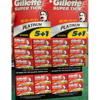 Lưỡi lam gillette ông già 1 vỉ 100 lưỡi lam siêu bén