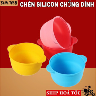 Chén nấu sáp chống dính, nồi nấu sáp wax lông Silicon