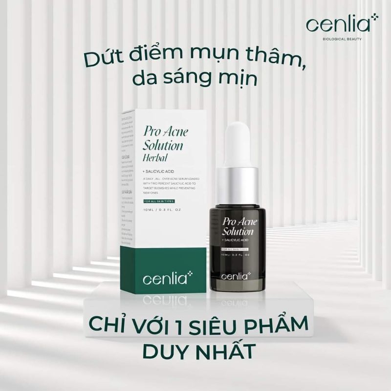 SERUM CHẤM MỤN CENLIA PRO ACNE SOLUTION [ CHÍNH HÃNG]