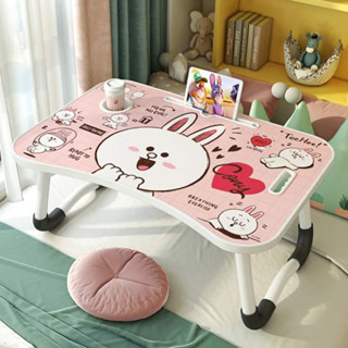 Bàn Laptop Gấp Gọn Đa Năng Có Khe Để Ipad - Bàn Học Mini Mẫu Mới Tiện Lợi.