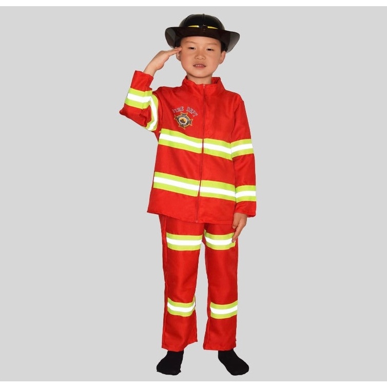 Bộ quần áo hóa trang Lính Cứu Hỏa cosplay anh hùng cho bé trai bé gái