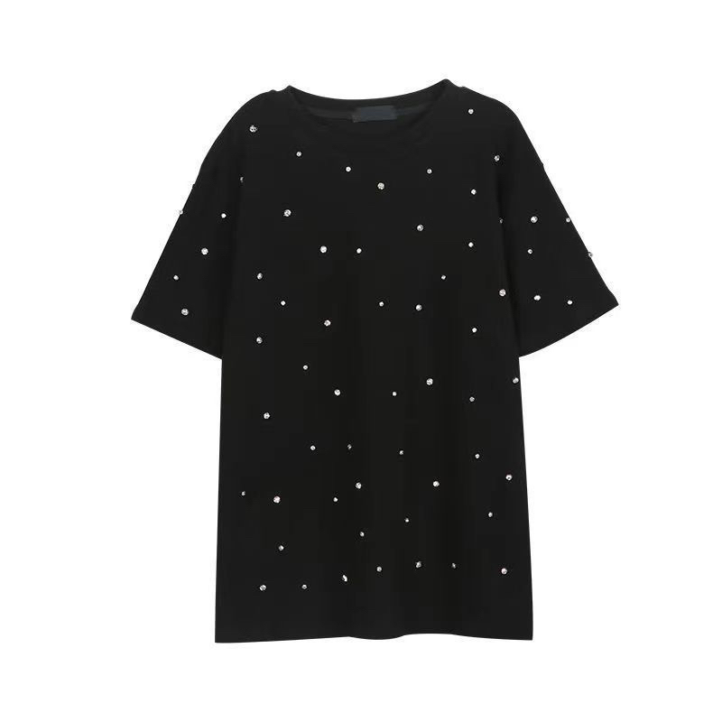 (MORDAN STUDIO) SẴN GIAO LUÔN - ÁO THUN COTTON ĐÍNH ĐÁ PHONG CÁCH YOUNG VIBE HQ