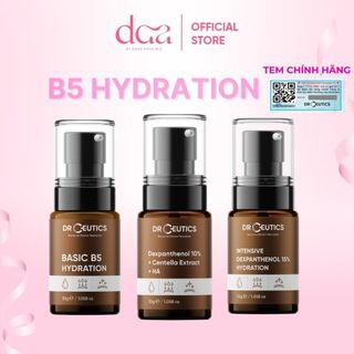 Serum DrCeutics B5 Basic DAA Comestic & B5 15%, B5 10% Centella HA cấp ẩm cho da (CHÍNH HÃNG)
