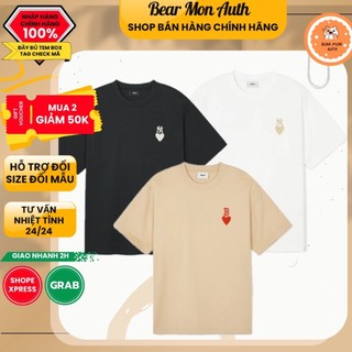 Áo Phông MLB Heart small logo overfit short sleeve t-shirt New York Yankees Boston Red Sox 3Atsh0143 Màu Trắng Đen Begi