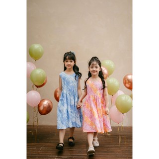Rachel Dress - Váy loang sát nách |Little Pink|