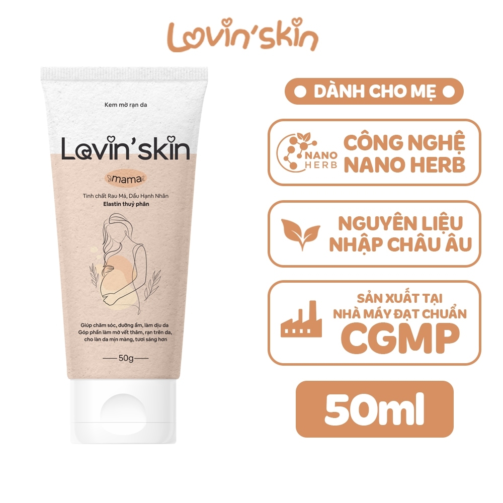 Kem rạn da cho bà bầu Lovin Skin