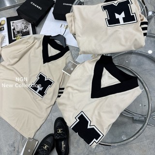 Áo pull chữ M cổ tim siêu đẹp hàng QC