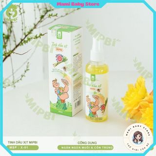 Tinh Dầu Xịt Muỗi Mipbi, Tinh Dầu Đuổi Muỗi Mipbi 100ml