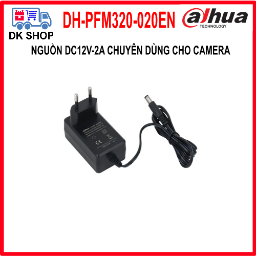 Nguồn DC 12V - 2A  DAHUA DH-PFM320-020EN Chuyên Dùng Cho Camera