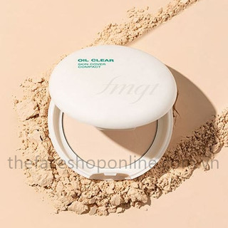 Phấn phủ trang điểm nâng tone Kiềm dầu Oil Clear Skin Cover Compact Fmgt (9g)