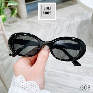 Kính mát nam nữ Chilistore Kính râm thời trang đi nắng chống UV400 G03