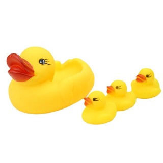 Đồ chơi sét 4 vịt thả bồn tắm bóp kêu chip chip vui nhộn