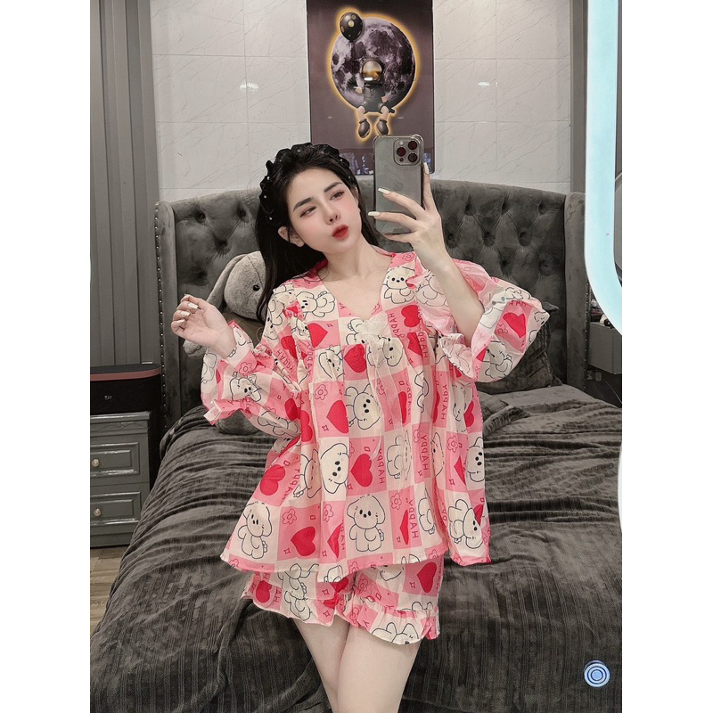 SET BỘ BABYDOLL HOẠT HÌNH CƯNG