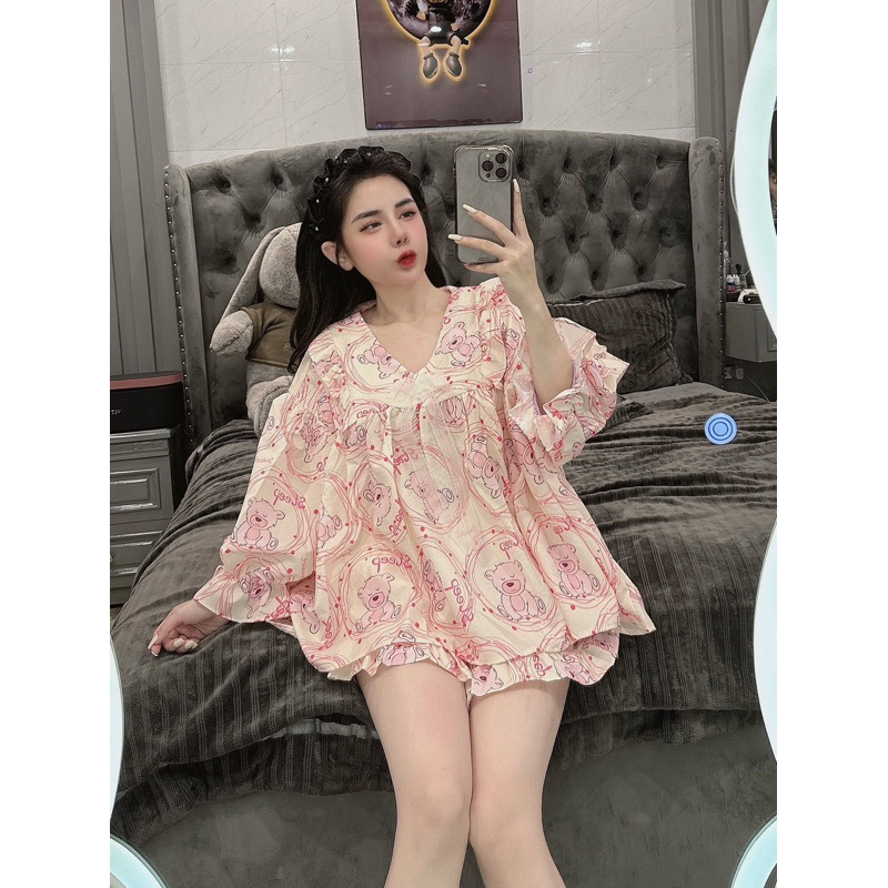 SET BỘ BABYDOLL HOẠT HÌNH CƯNG