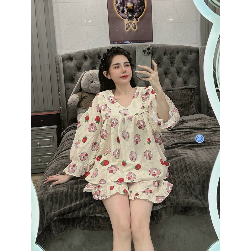 SET BỘ BABYDOLL HOẠT HÌNH CƯNG
